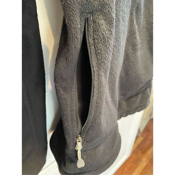 Mountain Hardwear Fleece Hooded Jacket Black Womens Size M - Picture 5 of 10